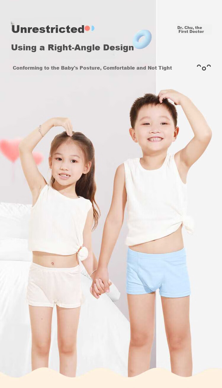 CHUYISHENG Children's Disposable Underwear, Girls' Travel Daily-Use Boxer Briefs, Antibacterial Pure Cotton, No-Wash Sterilized, Lint-Free 4