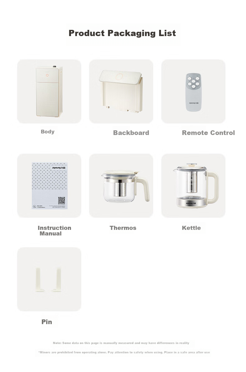 Joyoung Tea Bar Machine Home Water Dispenser One-Touch Fully Automatic Bottom Water Inlet Touch Control Large Screen Remote Control Upright Electric Kettle Large Cabinet Electric Hot Water Kettle Warm Type JYW-WH600 22
