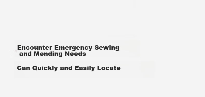 EACHY Sewing Kit, High-Quality Practical Needle And Thread Set for Home Use, Portable Mini Kit, Premium Sewing Set for Dormitory Mending - White 7