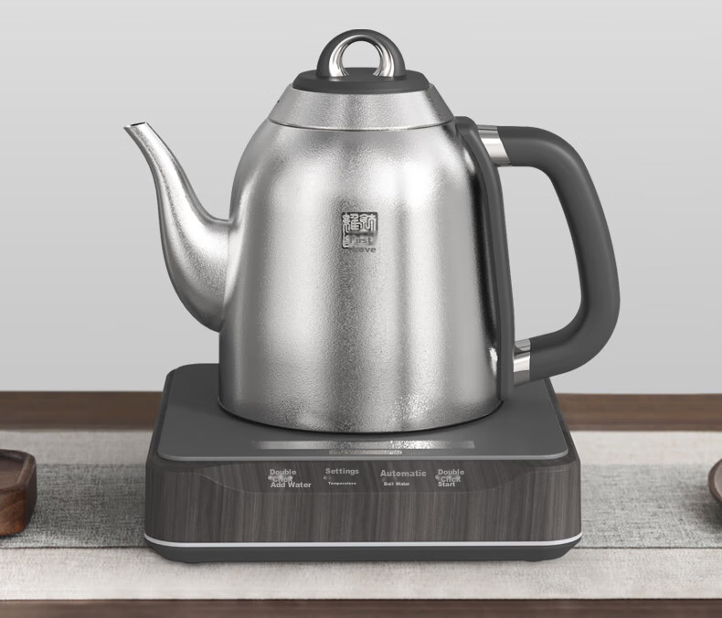 TILIVING (Titanium Living) Pure Titanium Ice Flower Automatic Water-Filling Kettle, Electric Kettle, Tea Table Kettle, Electric Tea Stove Kettle, Bottom Water-Filling, Heat Preservation, Integrated Constant Temperature Boiling Water Teapot 7