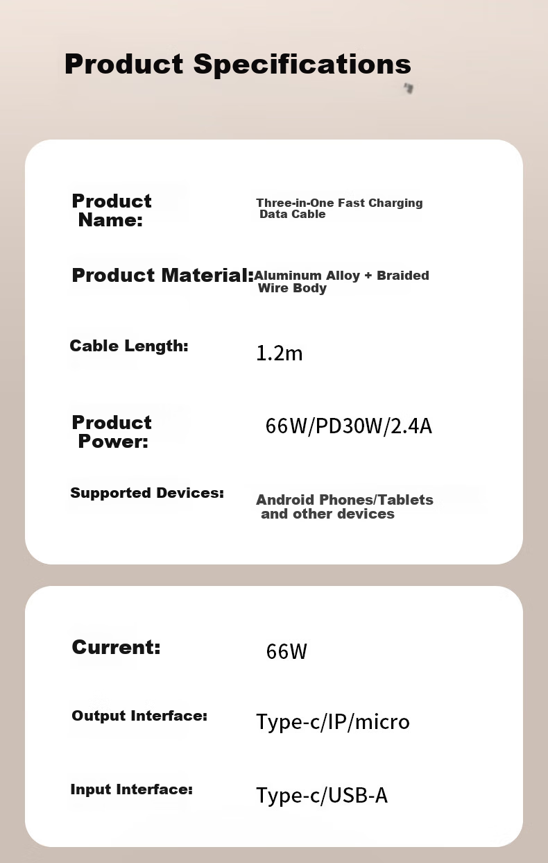 Smorss Three-In Charging Cable PD65W, Apple Watch Charger with Two-In Data Cable, Compatible with IPhone 17/16/15/14/iWatch S9/8/SE/Ultra, Magnetic Connectio 13
