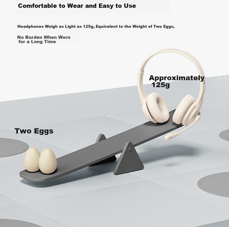 HP Wired Headphones, Over-Ear, High-Definition Noise-Cancelling Earphones with Microphone, for Computer Office Online Classes And CET-4/6 Exams, Milk Tea Color 9