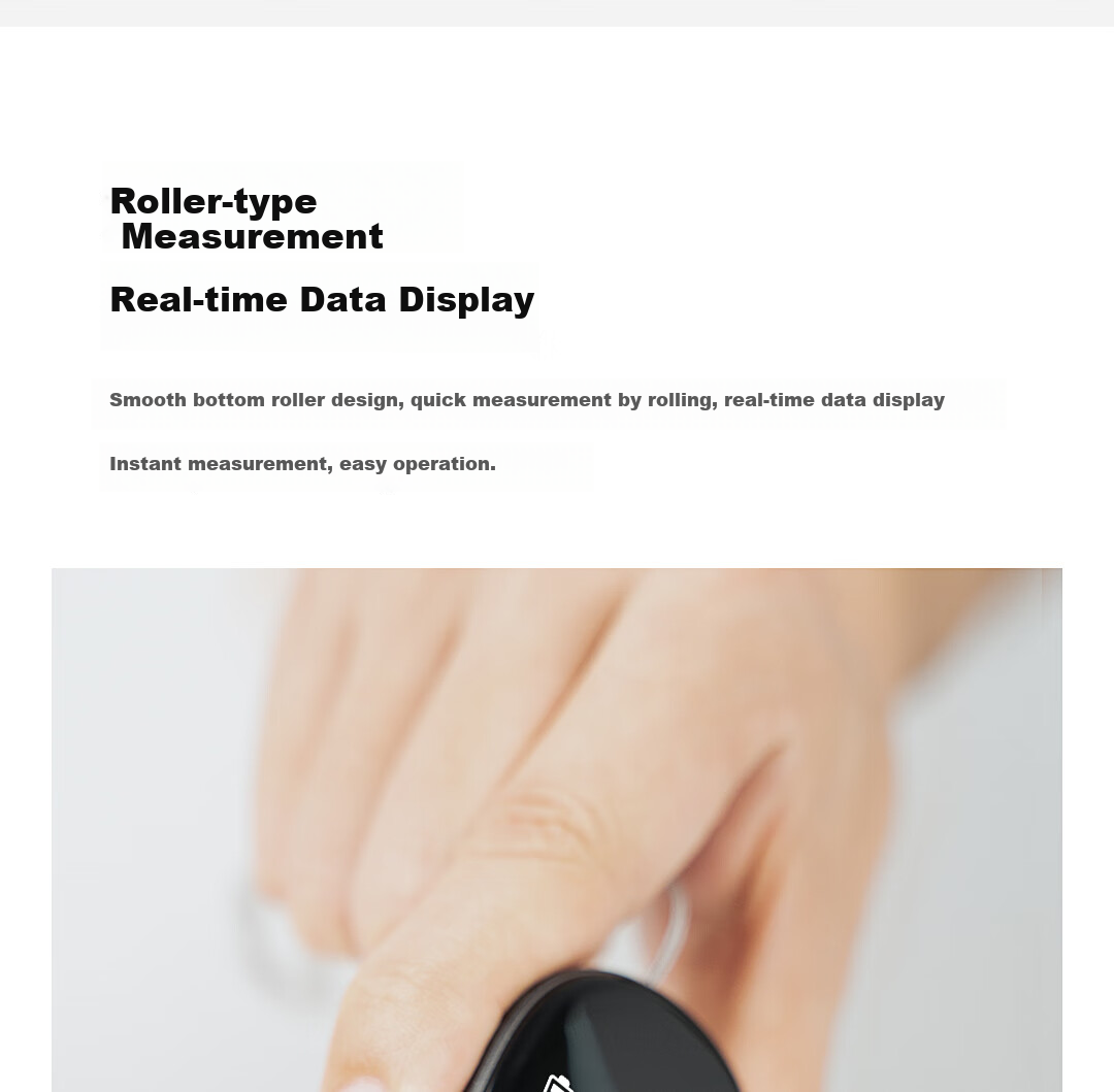DUKA Electronic Distance Measuring Wheel High-Precision Flat and Curved Surface Type-C Rechargeable Measuring Tool Xiao Q 4