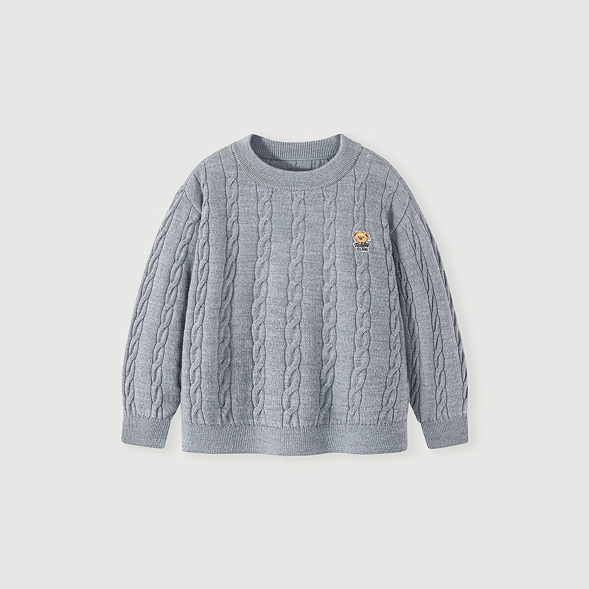 Minibala (minibala) [Teddy Bear Collaboration] Boys and Girls Full Size Range Class A Machine Washable Wool Sweater 2025 Winter