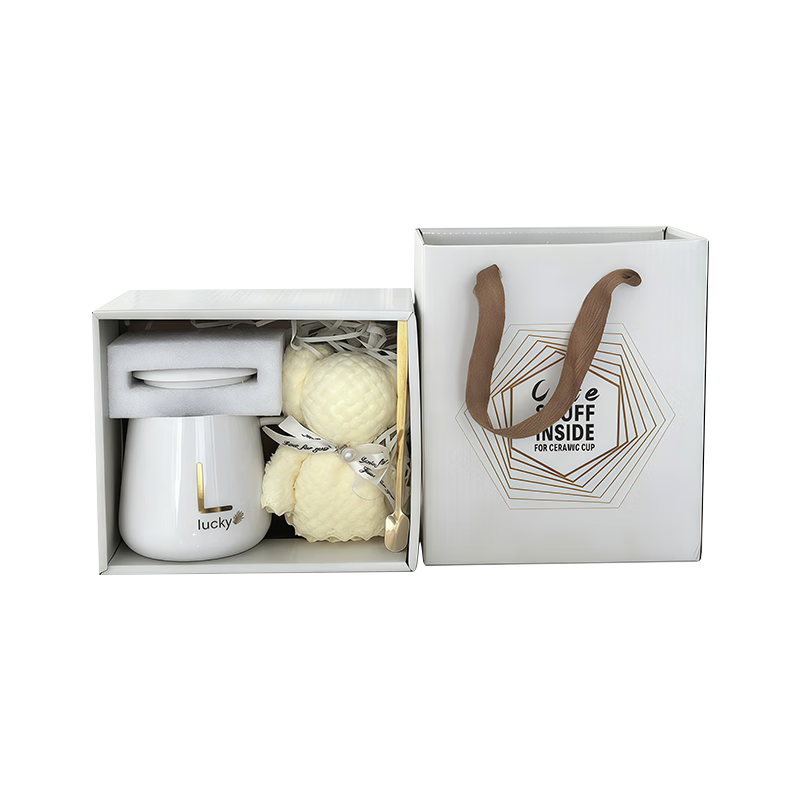 JIWUSENLIN Ceramic Mug Gift Set for Bridesmaids, Wedding Favors, Engagement, Wedding Banquet, Full Moon Celebration, High-End Practical Wedding Gift Box