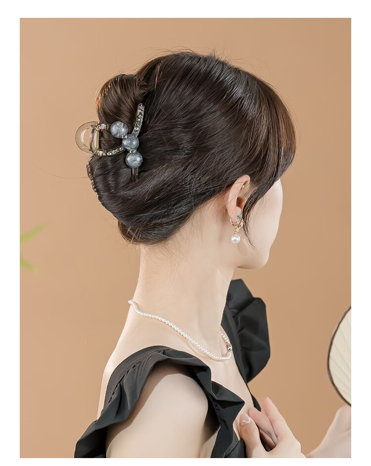 CHIMERA Premium Hair Claw Clip for Thin Hair, Half-Up Back Hair Claw, Shark Clip Hair Accessory for Women, Birthday Gift 2