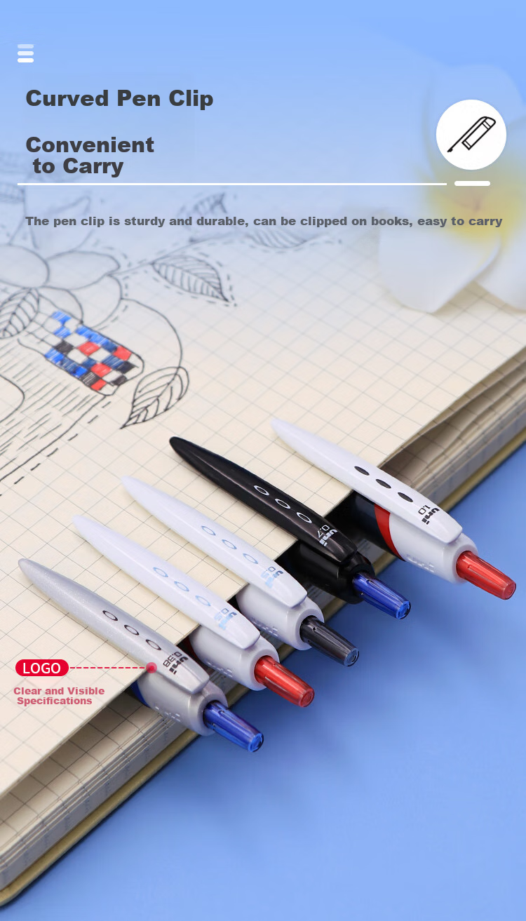 Uni Mitsubishi JETSTREAM Series Retractable Ballpoint Pen SXN-150, Smooth Writing for Students And Office Use, 0.5mm, White Barrel with Blue Ink, Pack of 5 5