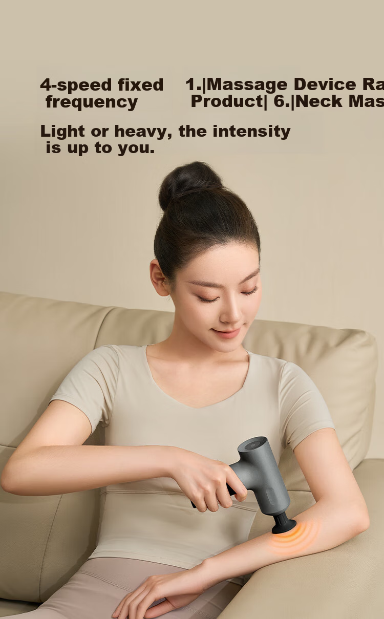 JD Original Mini Massage Gun SE2 AI Adjustable Deep Muscle Relaxation Fascia Massager for Waist, Legs And Whole Body Calf Massage Device Birthday Gift for Elders, Parents, Boyfriend, Girlfriend 9