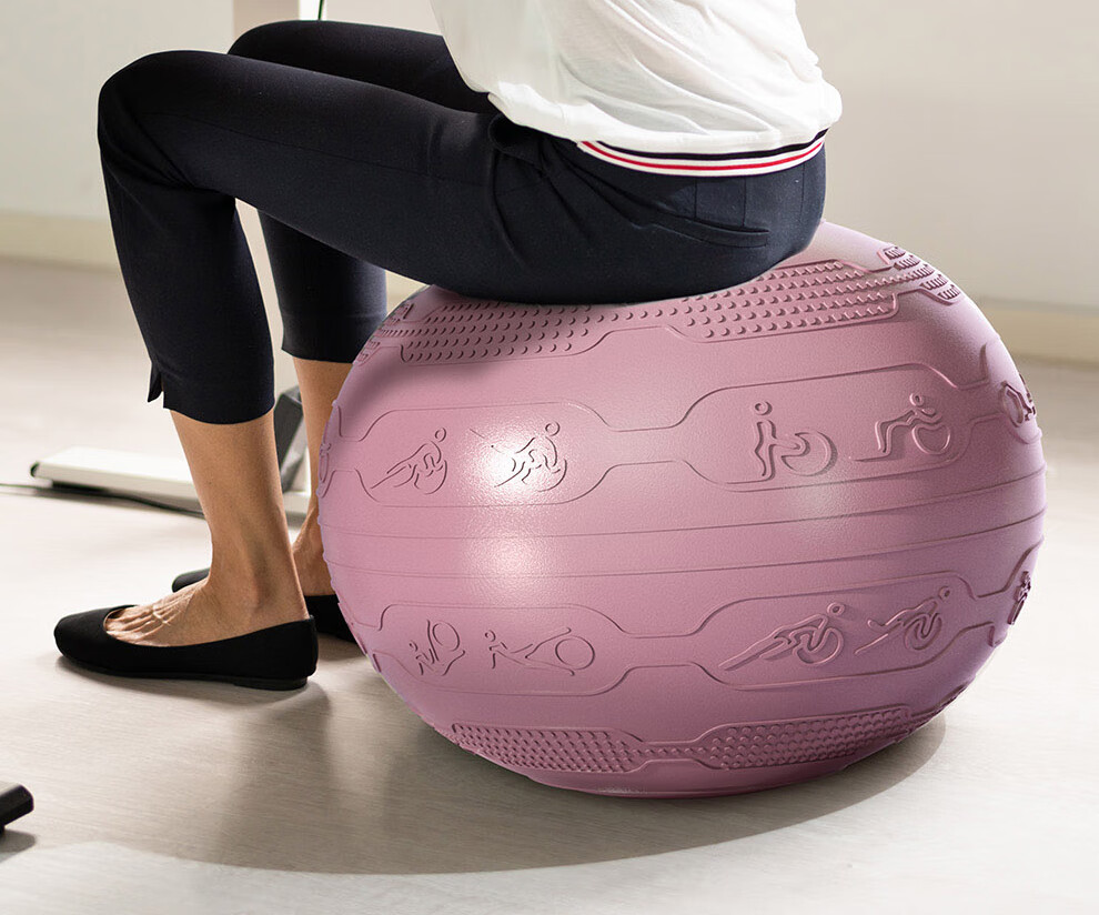 PROIRON Puli'ai Yoga Ball for Pregnant Women's Pelvic Floor Muscles, Baby Squatting, Infant Sensory Integration Training, Large Dragon Ball 65cm Blue 20