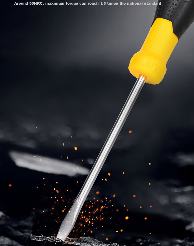 DELIGONGJU Deli Fish-Shaped Cross-Head Screwdriver SUP11 (Yellow), PH2x100mm, DL636100 6