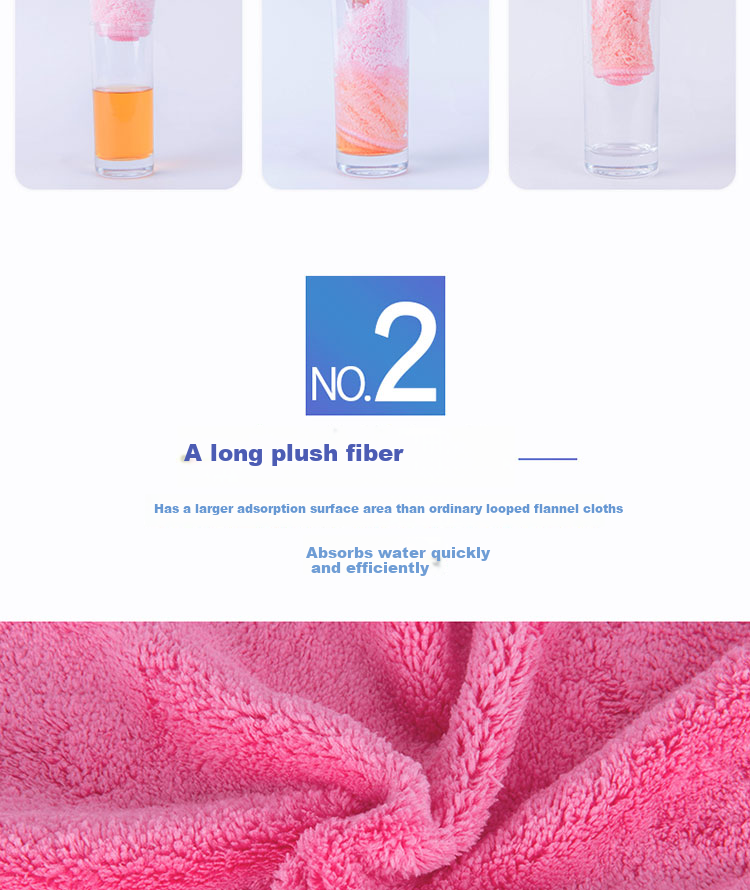 MIAOJIE Magic Cleaning Cloth, 30*30cm, 3-Pack, Bathroom Wiping Cloth, Kitchen Household Essential, Absorbs More Water 4