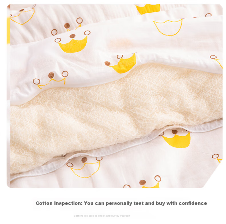 Yunjin 100% Pure Cotton Xinjiang Cotton Quilt, Thin Summer Comforter, Air Conditioning Blanket, 3 Jin (1.5 Kg), 150*200cm, Jinguang 20