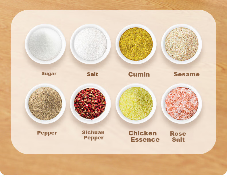 Scybe Glass Seasoning Jars, Airtight Moisture-Proof Spice Containers, Kitchen Condiment Bottles, Home Seasoning Vials, Laida 3-Piece Set 12