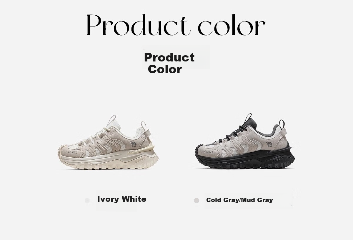 CAMEL Outdoor Hiking Shoes for Men, 2025 Autumn New Model, Durable Trekking Shoes, Versatile Sports Casual Shoes 7011 19