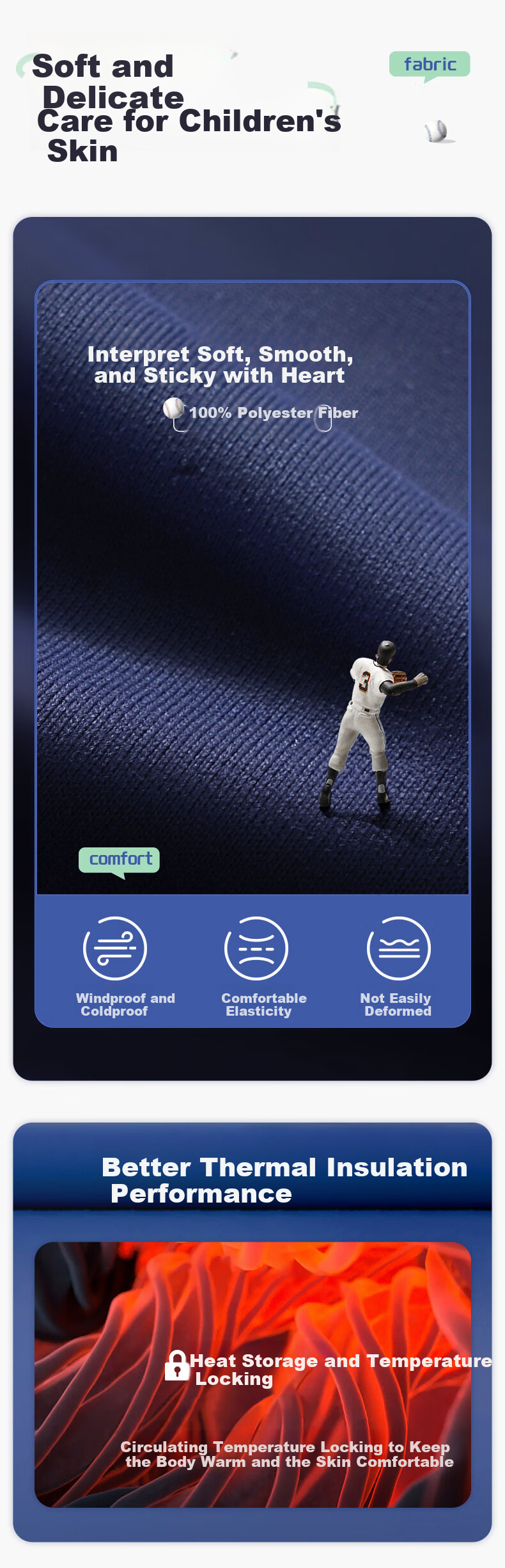 TonLion Boys' Jacket, Spring And Autumn Stylish Baseball Uniform, Trendy Color-Block Sportswear, Coat Top, Navy Blue, Size 140 1