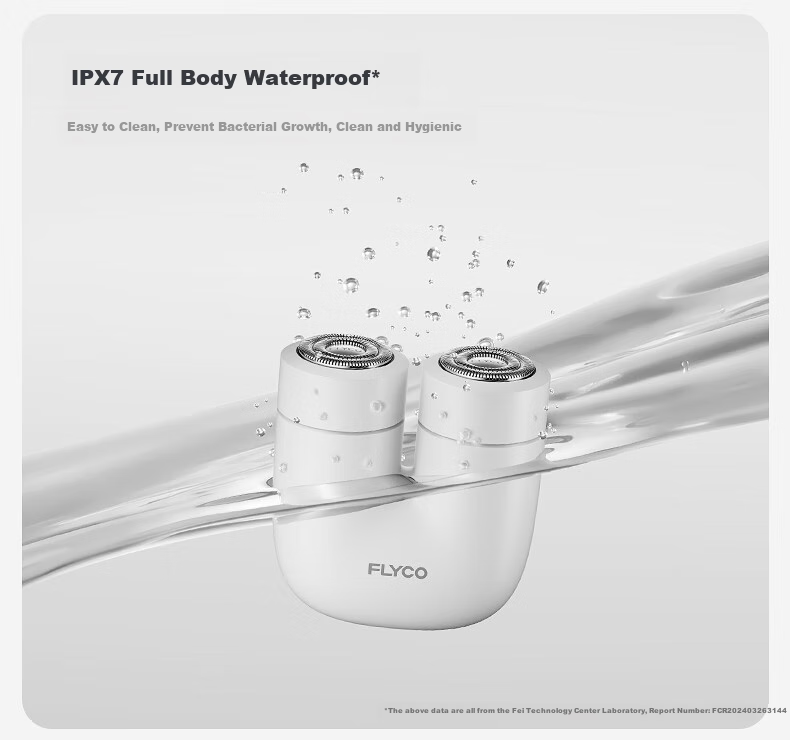 FLYCO [Recommended by Wang Yibo], Men's Electric Shaver, Compact And Portable, Mini Birthday Gift for Boyfriend, Husband, Father, U1 Nebula White Graduation Present 16