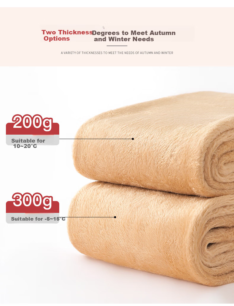 LangSha Women's Autumn Winter Fleece-Lined Leggings Thickened Tights Black and Nude Warm Slimming Pants 2
