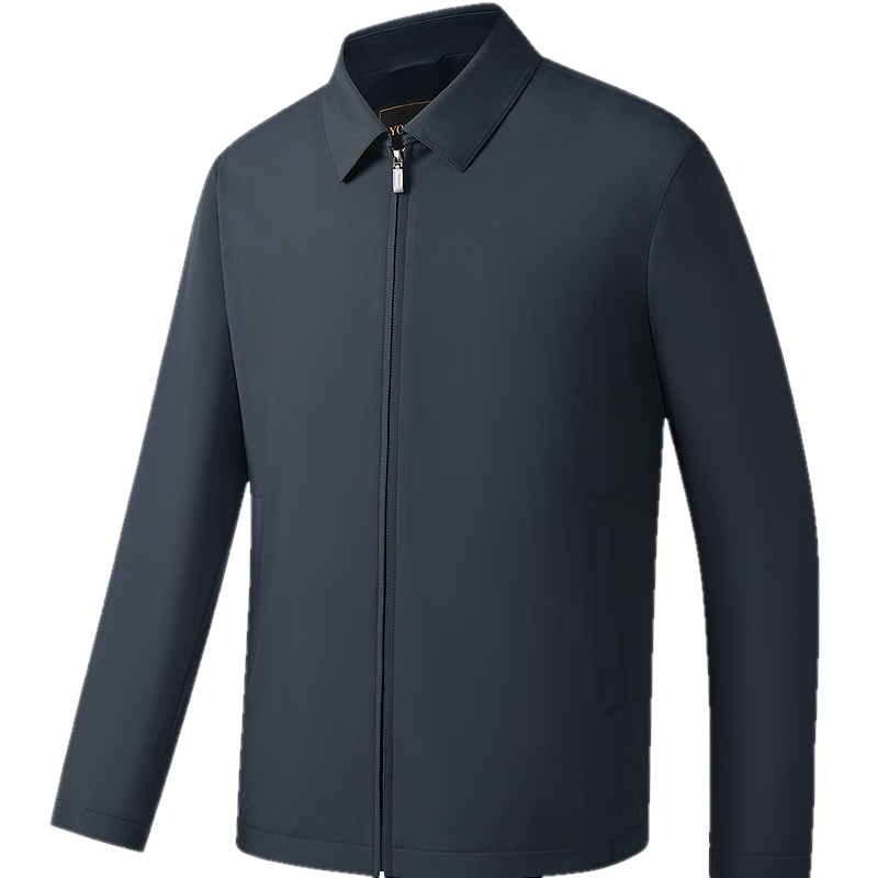 Youngor 2026 New 3D Tailored Slim Fit Waterproof Classic Business Commuter Executive Lapel Jacket Men Navy XL