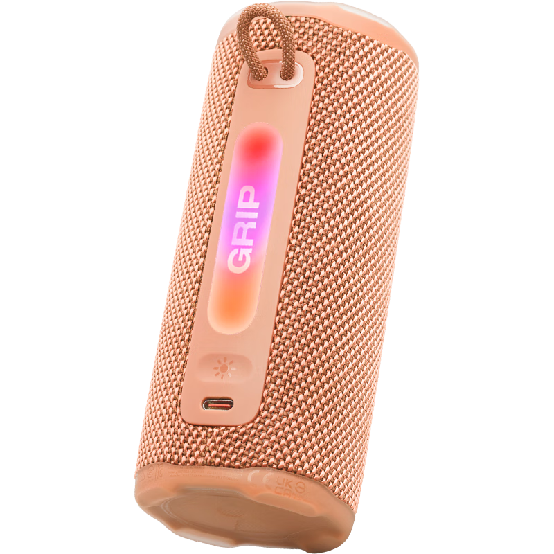 JBL GRIP Neon Can Bluetooth Speaker Outdoor Portable Home Desktop Cycling Hiking Sports Subwoofer Gift for Boyfriend Pink Grapefruit Orange