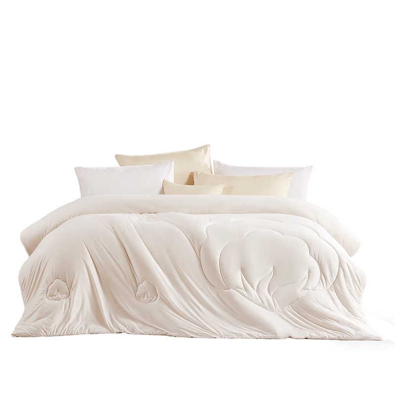 Fuanna Home Textile Quilt 51% Cotton Antibacterial Quilt Class A Winter Thick Cotton Quilt Double Quilt Core 230x229cm
