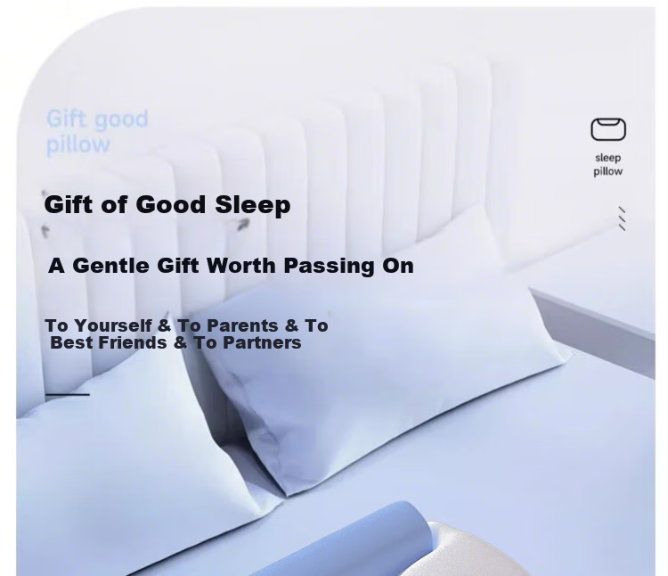 Mixiaoshu Pillow, Cervical Support Pillow, Sleep Aid for Cervical Spondylosis, Deep Sleeping Memory Foam Pillow, Neck Care, Summer Side Sleeping Pillow Core 23