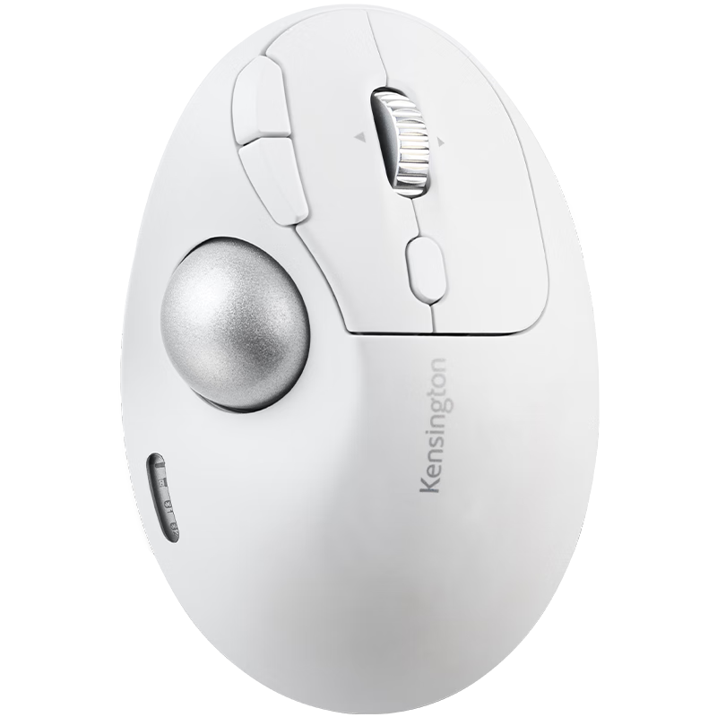 Kensington TB550 Vertical Trackball, Ergonomic Mouse, Wireless Bluetooth Dual-Mode, for Home And Office Use, Rechargeable Mouse for Designers, CAD, And Graphic Design, K72185