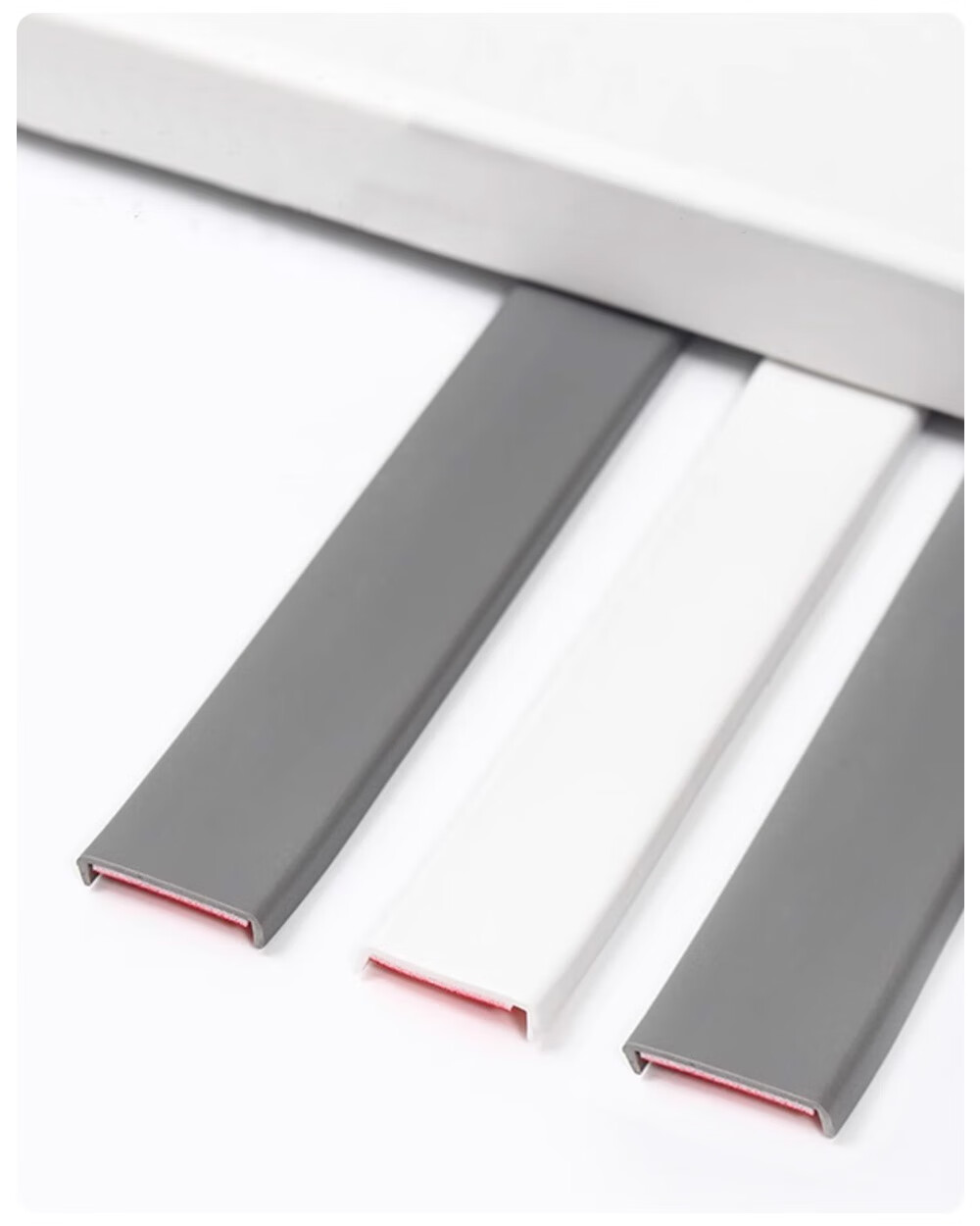 Xinuo Self-Adhesive Edge Banding U-Shaped Wood Strip for Cabinets Furniture Wardrobes Doors Tables Chairs 1.8cm x 5m 2