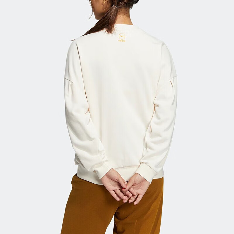 Adidas Women's Hoodie Casual Running Sportswear Breathable Comfortable Pullover IA6771 White XL 3