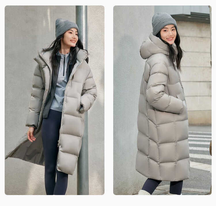 SNOWFLYING 2025 New Casual Fashion Artistic Women's Mid-Length Warm Anti-Cold Down Jacket Winter Coat 8