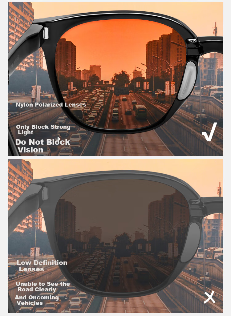 Banana Under Sunglasses Square Round Frame Unisex Foldable Outdoor Travel Driving UV Protection FD021 8