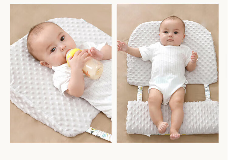 Aibaoshi Baby Inclined Pillow, Infant Anti-Reflux Aid, 0-6 Months Newborn Incline Pad Bear S707 23