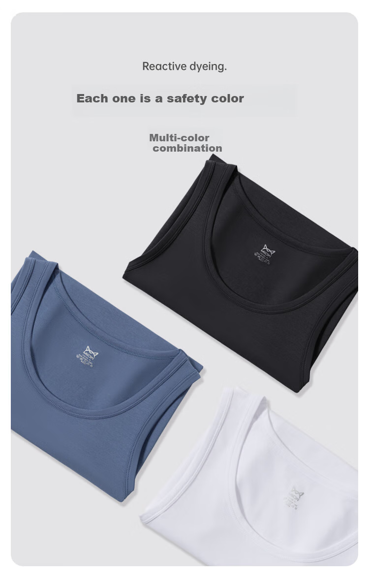 MiiOW Sleeveless Tank Top for Men, Modal Sports Quick-Dry Comfortable Summer Seamless Underwear for Me 10