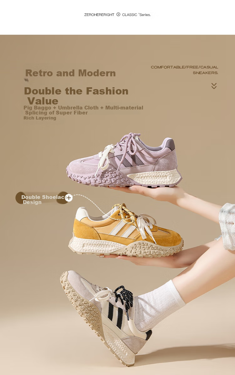ZHR Women's Summer Mesh Breathable Casual Shoes Lightweight Versatile KS129E Taro Purple Size 37 4
