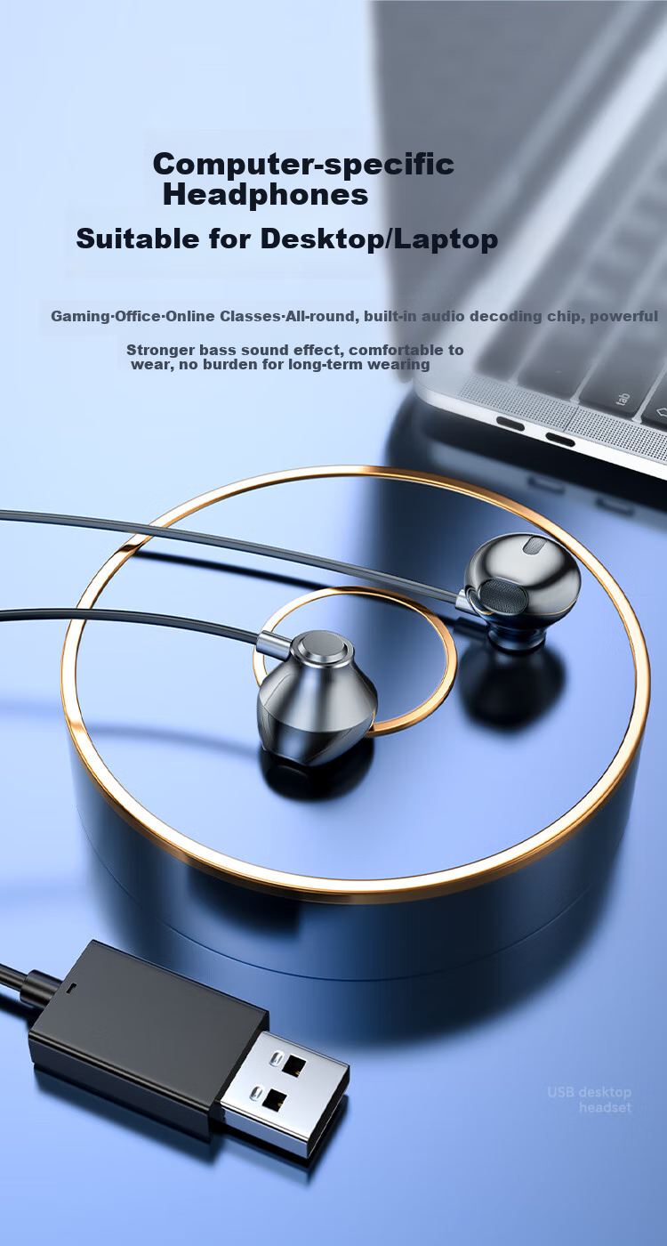 BIAZE Computer Headset, Dual 3.5mm Ports, 3-Meter Wired Headphones, Over-Ear Style, Replaceable Cable, Noise-Canceling with Microphone, for Gaming, Live Streaming, E-Sports, Delta Force, FPS, Sound Positioning 1