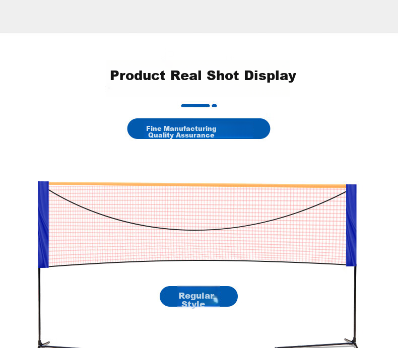 Bibiqi Portable Adjustable Height Portable Basketball Hoop, Foldable Simple Standard Net, 6.1 Meters 11