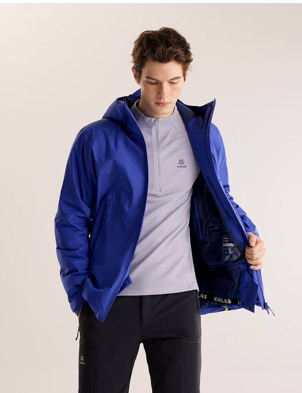 KAILAS Bogda PLUS Men's ApexHeat Warm Windproof FLT 3L Waterproof Hard Shell Jacket 8