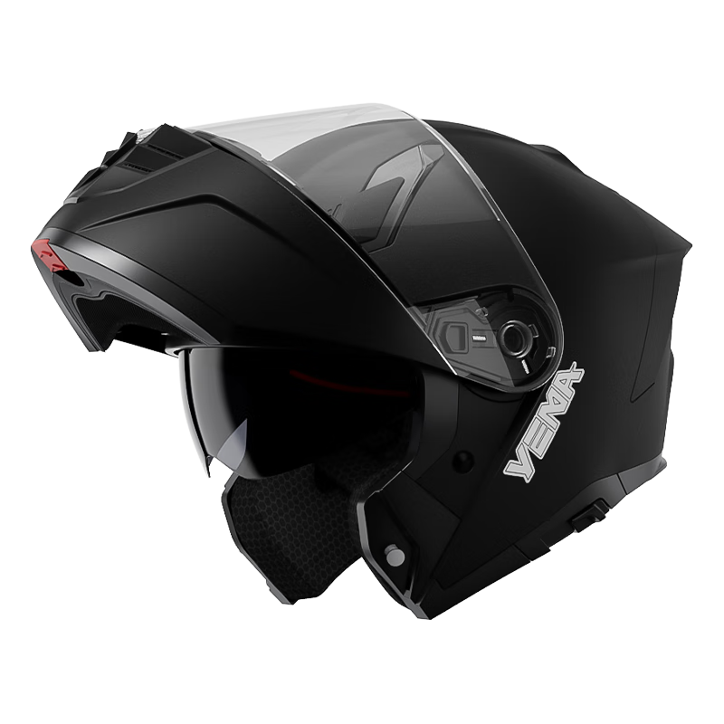 YEMA 3C Certified Motorcycle Helmet Unisex Flip-up Winter Full-face Four Seasons 932S Starshine Black XXL