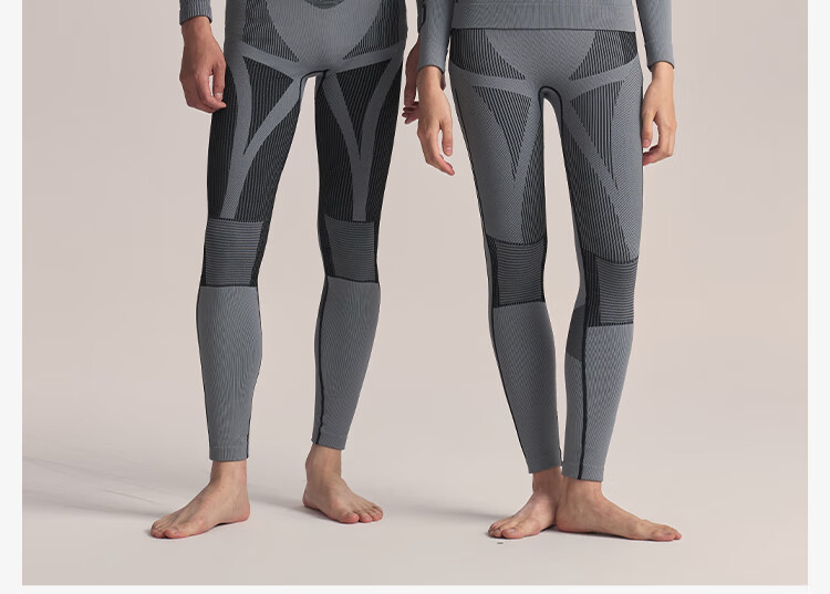 JD Jingzao Polypropylene Compression Quick-Dry Suit Men's Outdoor Sports Ski Running Thermal Underwear Black XL 4