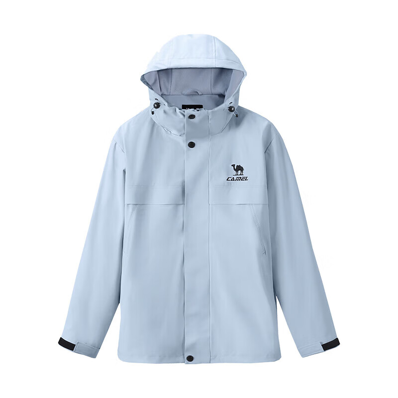 CAMEL Sports Jacket, New Style for Men And Women, Spring And Autumn Casual Fleece-Lined Jacket, Outdoor Water-Repellent Windproof Mountaineering Coat, Windbreaker