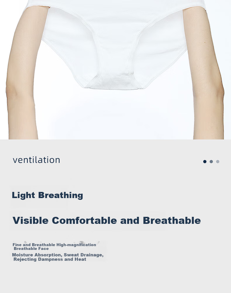 Aimer Disposable Underwear [5-Pack], No-Wash, EO Sterilized, 7A Antibacterial, Daily Disposable Travel Underwear, White, Size 175 11
