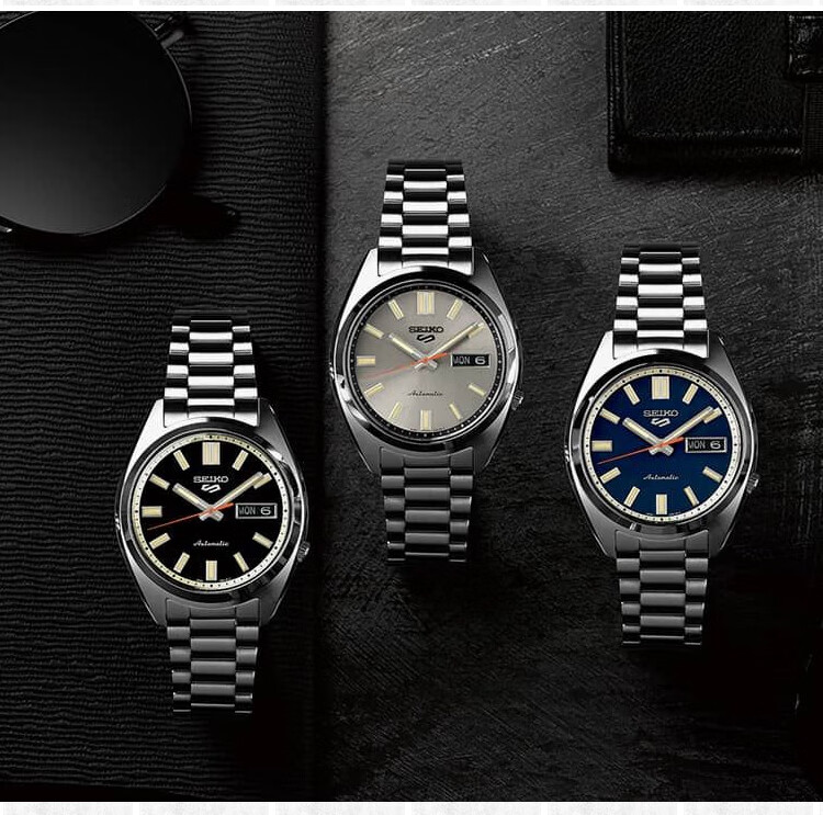 SEIKO 5 Watch, Retro Sports Casual Unisex Mechanical Wristwatch for Men And Women, Gift SRPK87K1 Gift 2