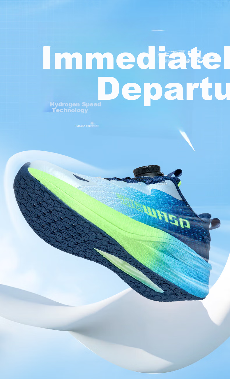 Bumblebee Kids Running Shoes 2026 Spring Boys Sports Shoes D112531690 Blue Fluorescent Green Size 36 2