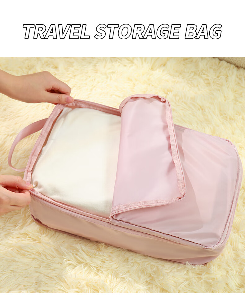 Grace Compression Travel Storage Bags Underwear Luggage Organizer Medium + Large Waterproof Minimalist Business Trip Travel Essentials 9