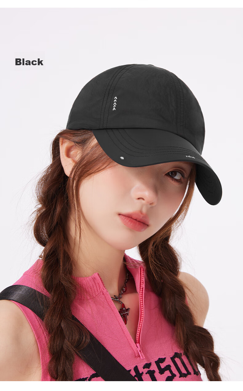 CACUSS Women's Duckbill Cap Summer Outdoor Sports Breathable Sunshade Baseball Cap Lightweight Water-Repellent Sun Protection Hat - Lan Grey 10
