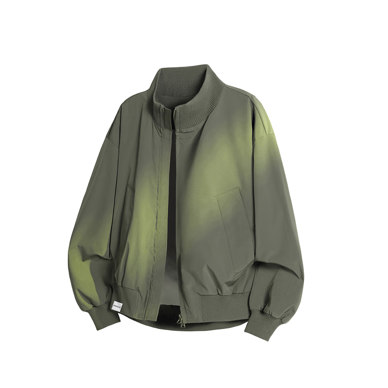 :CHOCOOLATE IT Commuter Loose Fit Jacket Men's Spring New American High Street Executive Casual Coat Military Green XL