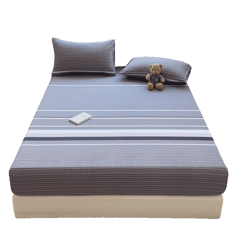 Grace Antibacterial Fitted Sheet Mattress Cover Sweat-Absorbing Breathable Mattress Protector for Dormitory 120x200cm Free Wings