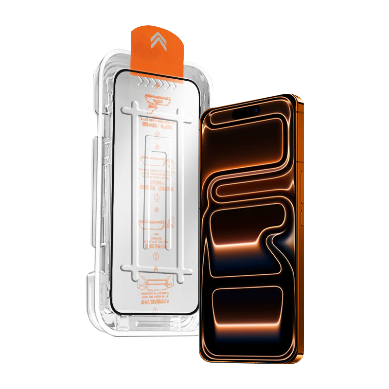 Baozou [No Dust Cabin 2 Pieces - Replacement Guaranteed] Tempered Glass Screen Protector for Apple IPhone 18 Pro, High Definition Clear Full Screen Anti-Drop Anti-Fingerprint Glass Film for IPhone 17 Pro