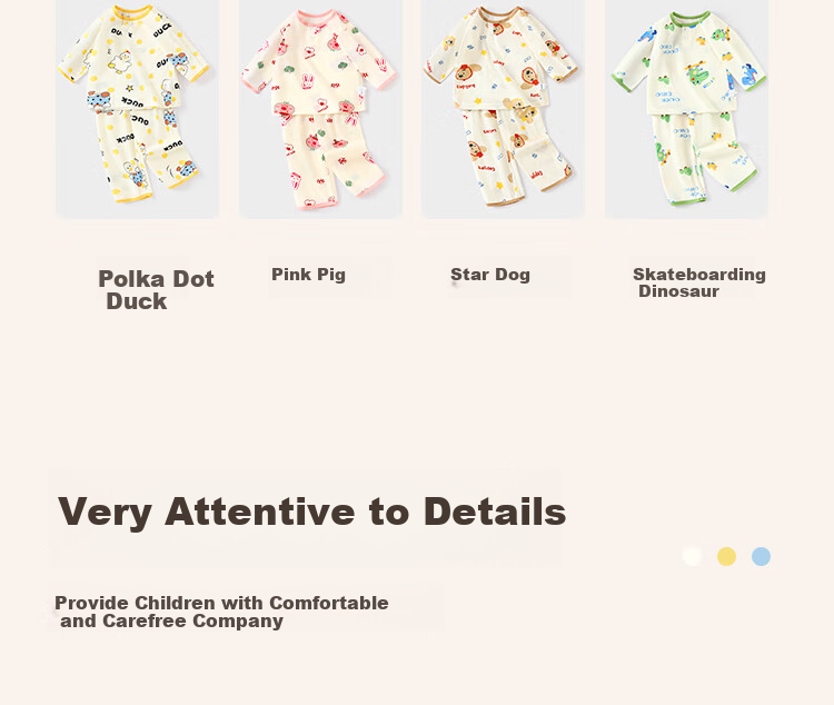 Badibadi Children's Clothing, Kids' Pajamas for Spring And Autumn, Pure Cotton Home Wear Set, Casual Boys' Air Conditioning Clothes, Comfortable Versatile Garments 13