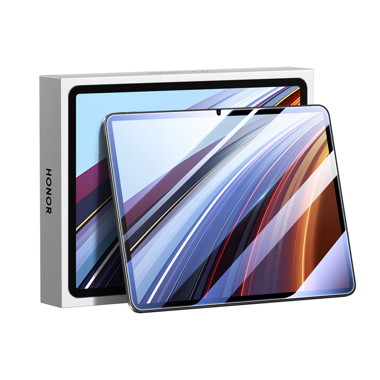 BIAZE Tempered Glass Screen Protector for Honor Tablet GT Pro, Compatible with Honor Tablet 12.3-Inch AR Enhanced Clear High-Definition Protective Film, Full-Screen Coverage Real Machine Mold PM239-High Definitio