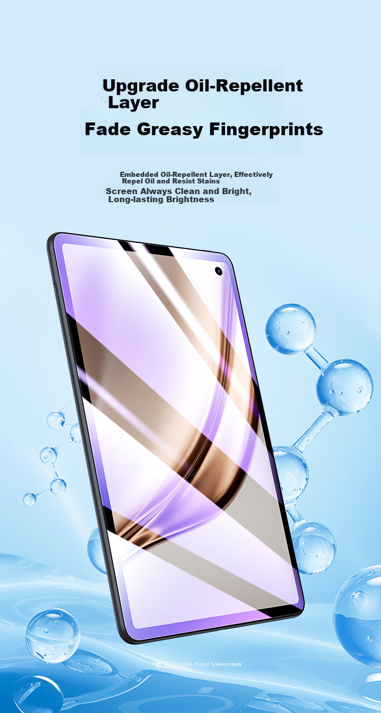 BIAZE Blue Light Tempered Glass Screen Protector for Huawei MatePad Mini 2025, 8.8-Inch Tablet Protective Film, Scratch-Resistant, Anti-Fingerprint PM266-Blue Light 1